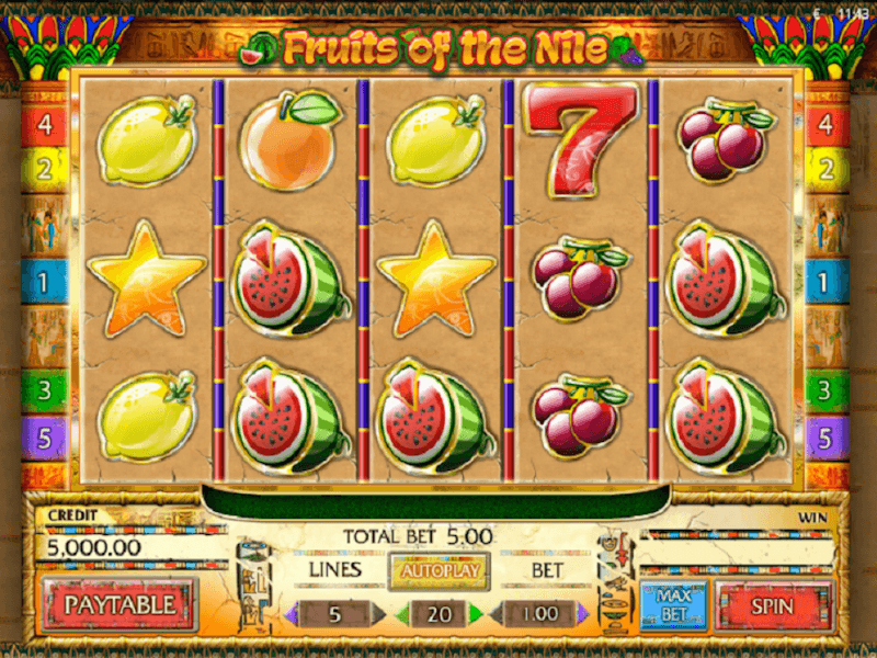 Fruits of the Nile Slot - play online for free