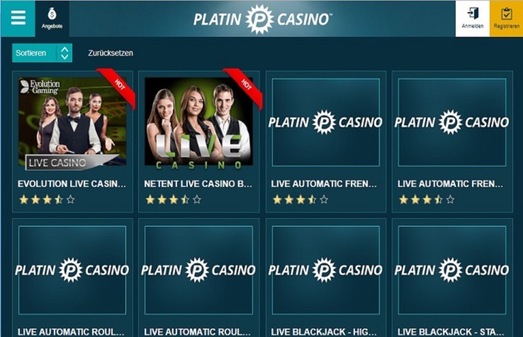 The live casino