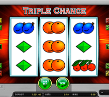 Triple chance machine game