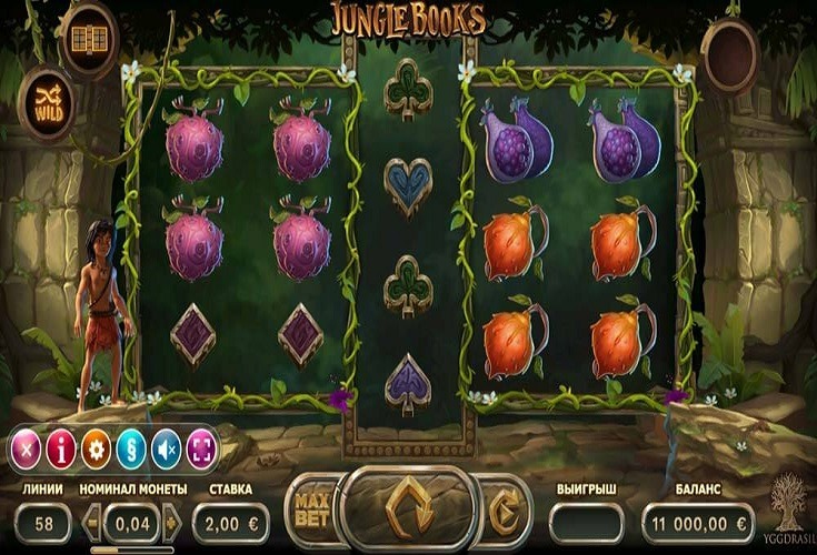 Jungle Books slot machine