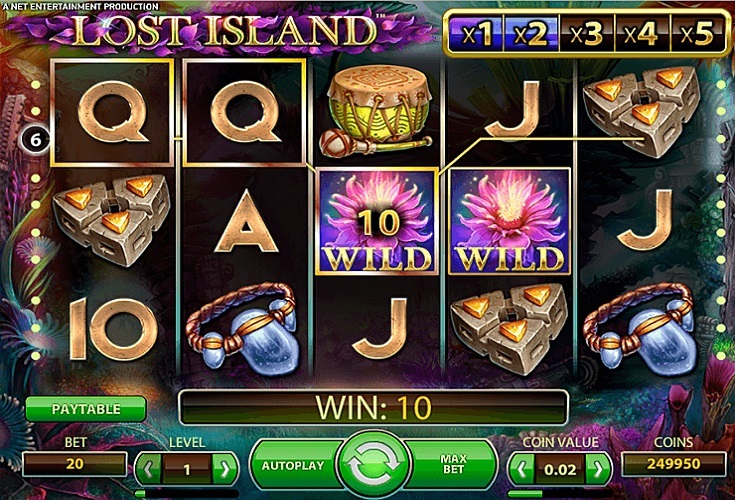 Lost Island machine game